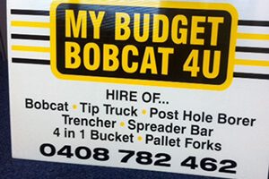 corflute outdoor sign