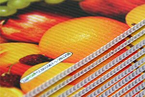 full color corflute sign