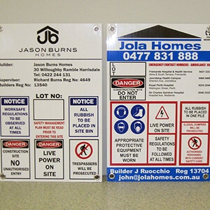 uv printing corflute sign